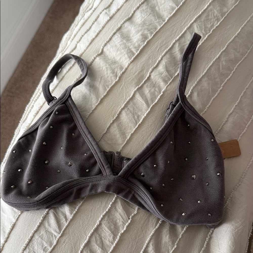 Skims outdoor rhinestones skimpy triangle bralette